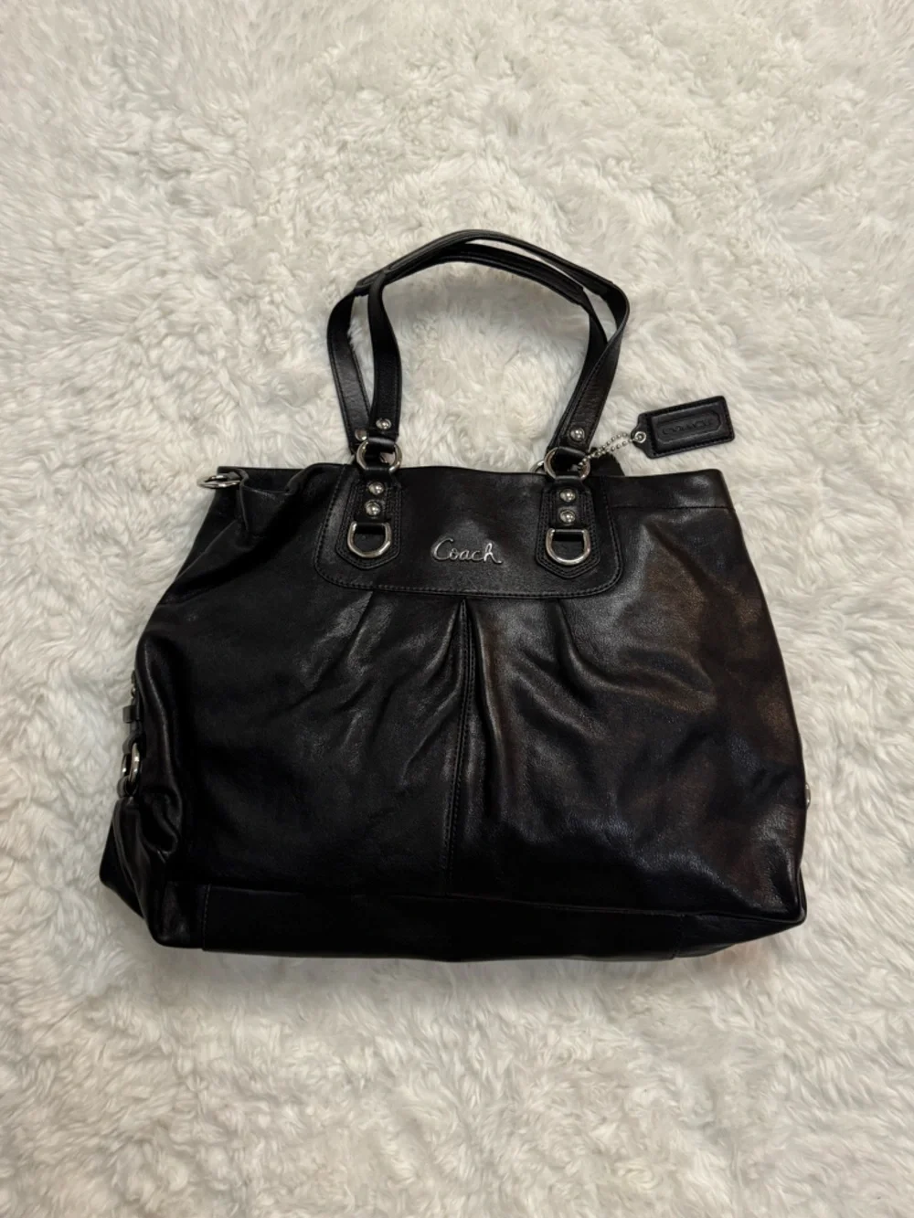 Coach Ashley Leather Satchel Carryall